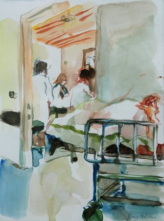  Urgences 2, aquarelle, 26 x 32 cm